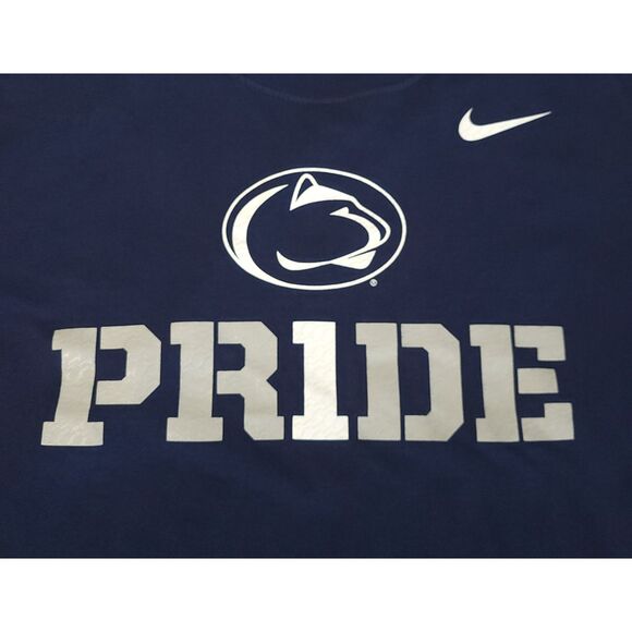 Nike Men's XL Regular Fit Penn State PRIDE Short Sleeve T-Shirt Blue Pre-Owned - Picture 4 of 6